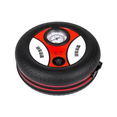 17.5*17.5*6.5 ABS ミニカーエアコンプレッサー ポータブルタイヤ膨張ポンプ 12V 150PSI